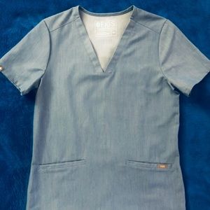 FIGS HEATHER INDIGO CASMA XS